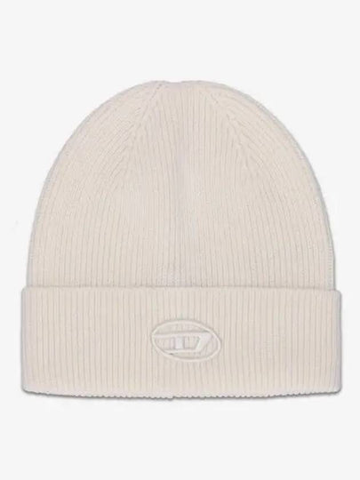 K Coder Pulley B Logo Embroidered Beanie Ivory - DIESEL - BALAAN 2