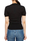 ORB Logo Short Sleeve Knit Top Black - VIVIENNE WESTWOOD - BALAAN 6