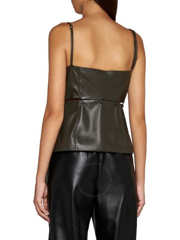 Nanushka Gydia Alt Sleeveless Leather Top, Size Medium - NANUSHKA - BALAAN 2