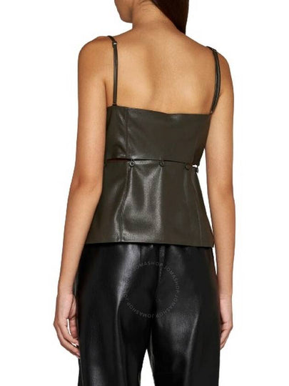 Nanushka Gydia Alt Sleeveless Leather Top, Size Medium - NANUSHKA - BALAAN 2