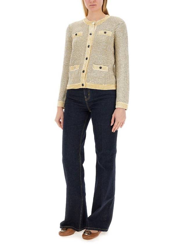 Sweater 151619 966 IVORY - TORY BURCH - BALAAN 3