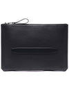 Berkeley Portfolio Leather Clutch Bag Black - TOM FORD - BALAAN.