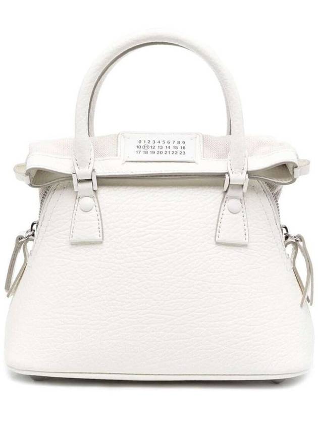 5AC Classique Micro Tote Bag White - MAISON MARGIELA - BALAAN 2