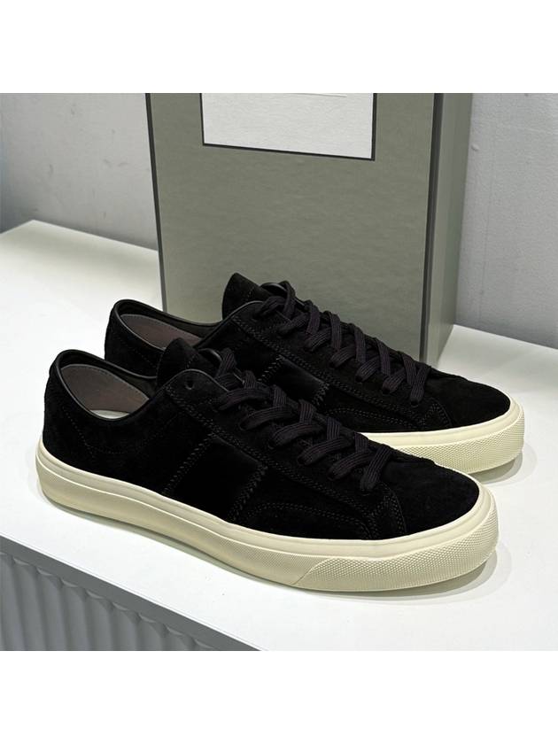 Cambridge sneakers suede black - TOM FORD - BALAAN 1