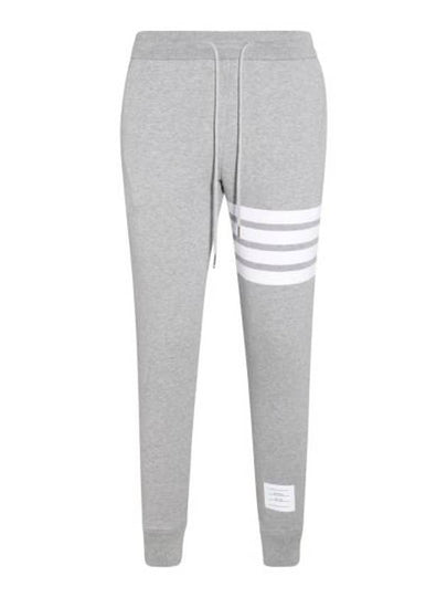 Women's Engineer 4 Bar Cotton Loopback Knit Track Pants Grey - THOM BROWNE - BALAAN 2