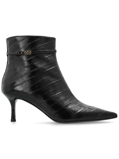 Tory Burch Leather Ankle Boots, Women's, Black - TORY BURCH - BALAAN 1