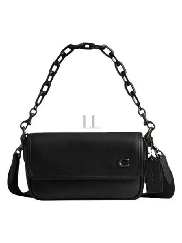 Charter Flap 18 Cross Bag Black - COACH - BALAAN 2