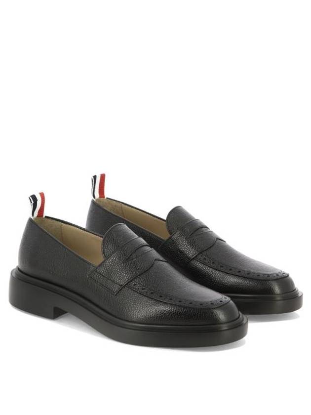 Lightweight Sole Penny Loafer Black - THOM BROWNE - BALAAN 3