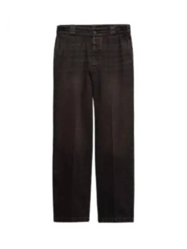 Men's Over Dyed Jeans Black - PRADA - BALAAN 2