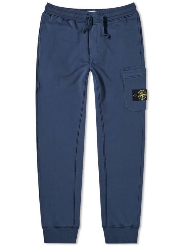 Wappen Patch Pocket Jogger Track Pants Blue - STONE ISLAND - BALAAN 1