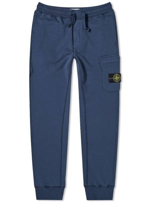 Waffen Patch Pocket Jogger Track Pants Blue - STONE ISLAND - BALAAN.