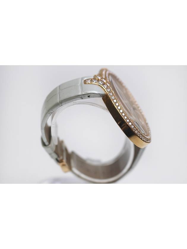 Delis pink gold diamond XL satin strap - CARTIER - BALAAN 5