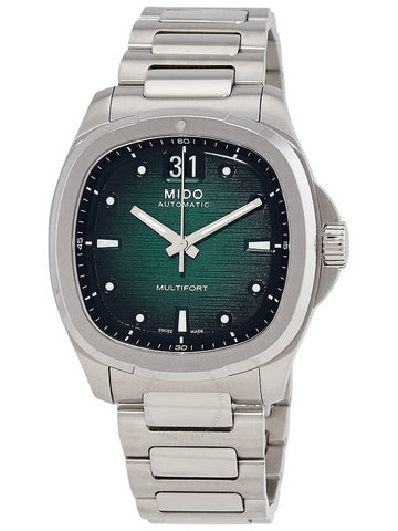 Mido Multifort TV Big Date Automatic Green Dial Men's Watch M0495261109100 - MIDO - BALAAN 1