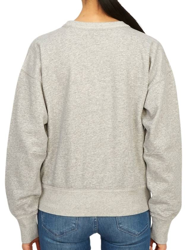 Shard Logo Print Sweatshirt Grey - ISABEL MARANT - BALAAN 7