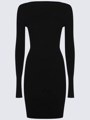 Rick Owens Black Viscose Dress - RICK OWENS - BALAAN 1