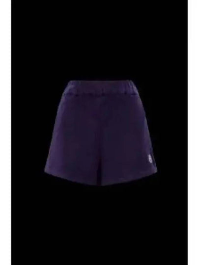 Women's Terrycloth Shorts Navy - MONCLER - BALAAN 2