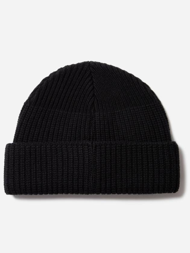 Embroidered Logo Wool Beanie Black - VIVIENNE WESTWOOD - BALAAN.