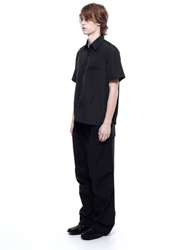 Men s SSHS BK Seersucker String Half Shirt Black - CHANCE'S NOI - BALAAN 10