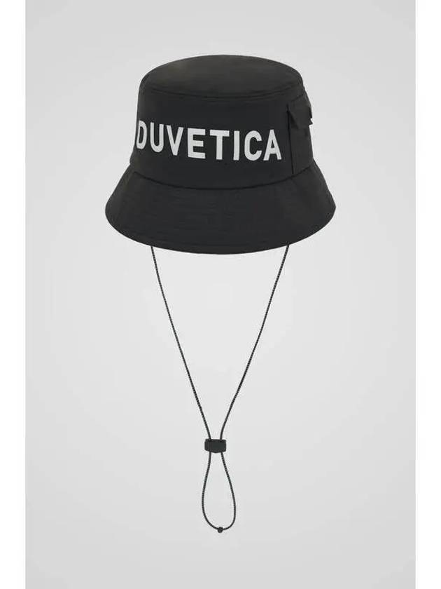 Nasde black unisex bucket hat - DUVETICA - BALAAN 1