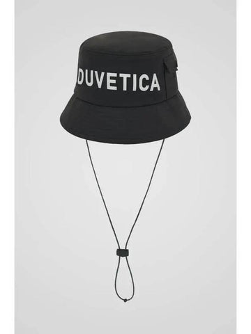 Nasde black unisex bucket hat - DUVETICA - BALAAN 1