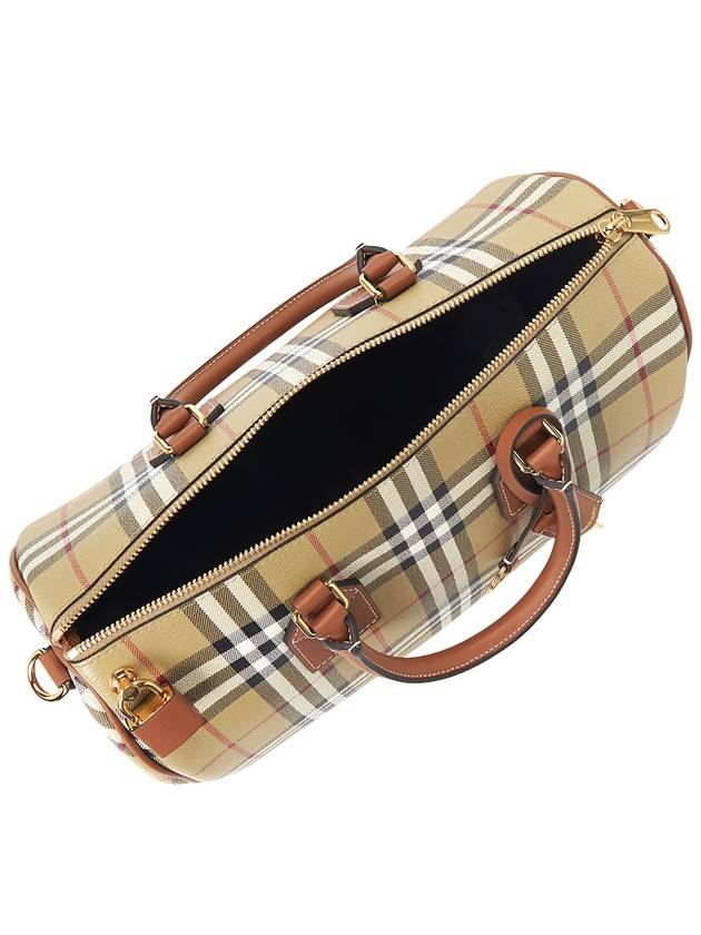 Check Pattern Bowling Bag Beige - BURBERRY - BALAAN 6