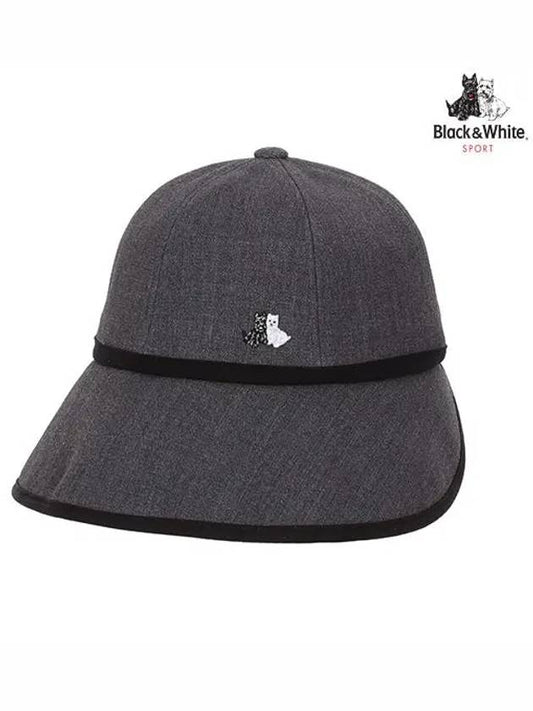 Fall Wide Brim Hat 8633LXAHGREY - BLACK&WHITE - BALAAN 1