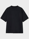 Heavy Cotton Overfit Short Sleeve T-Shirt Black - NOIRER - BALAAN 3