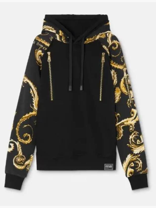 Chromo Couture Regular Fit Hoodie 77GAI308 FS161 G89 - VERSACE - BALAAN 1