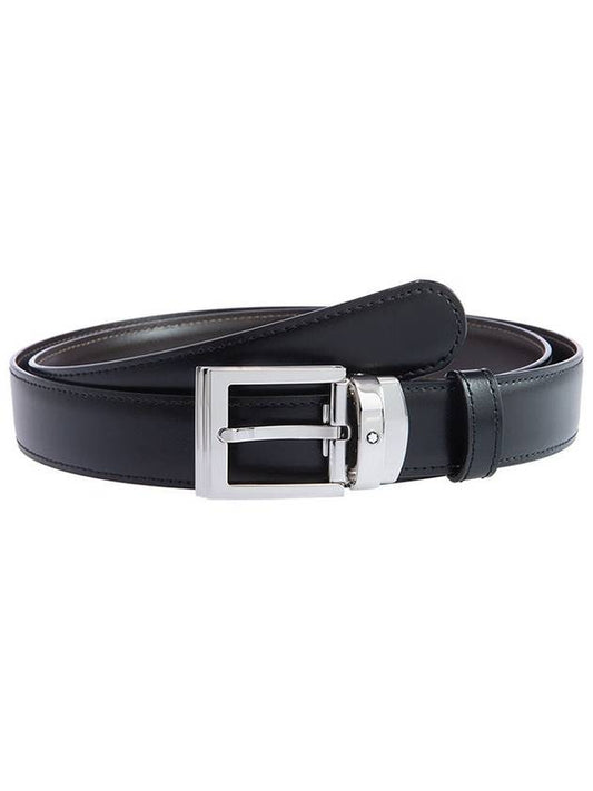 Classic Reversible Belt Black - MONTBLANC - BALAAN 2