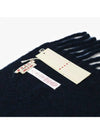 Alpaca Wool Scarf Navy - MARNI - BALAAN 5