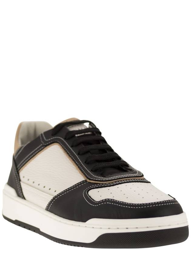 24 ss Bicolor Leather Sneakers MZUAGLZ301CSN62 B0650980117 - BRUNELLO CUCINELLI - BALAAN 3