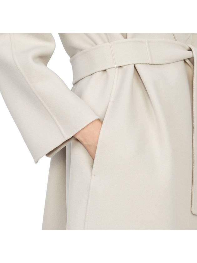 Esturia Long Single Coat White - MAX MARA - BALAAN 10