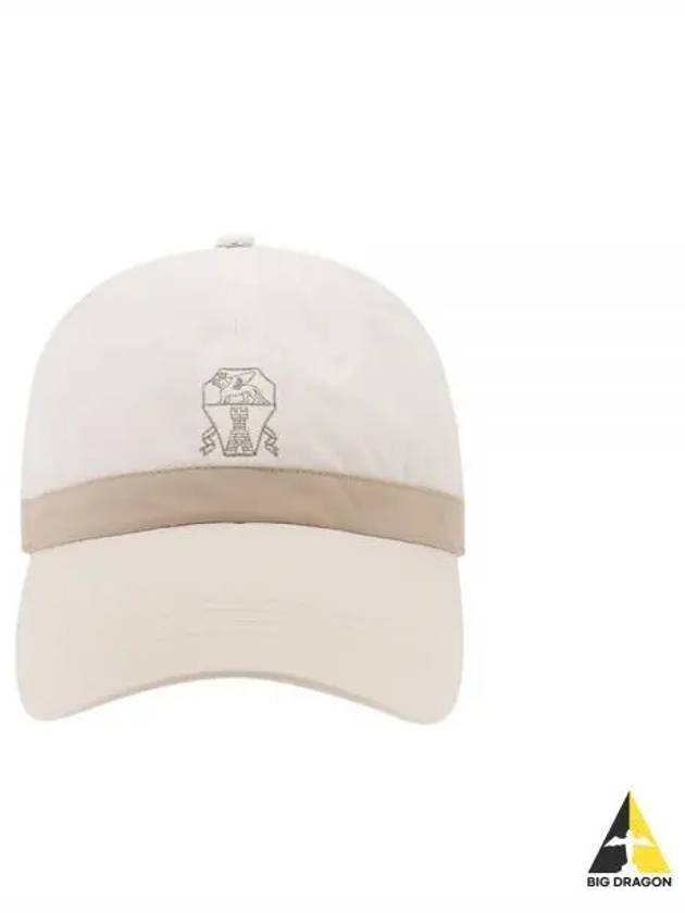 Front Embroidered Logo Ball Cap Beige - BRUNELLO CUCINELLI - BALAAN 2