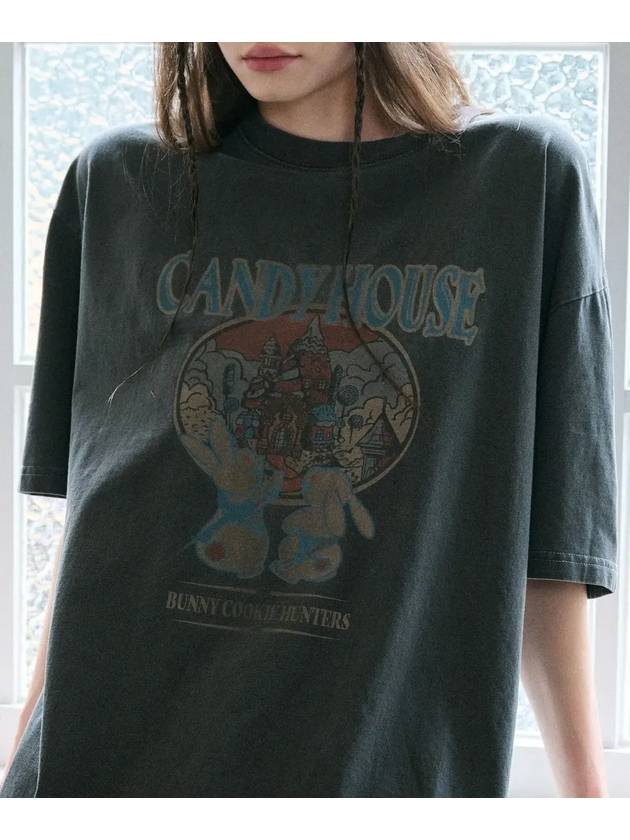 Candy House Pigment Short Sleeve T-Shirt Smoke Black - CPGN STUDIO - BALAAN 3