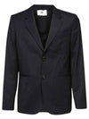 Two Button Blazer Jacket Black - AMI - BALAAN 2