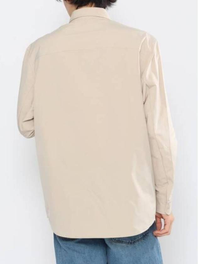 Taku Oversized Shirt Jacket Beige - A.P.C. - BALAAN 3