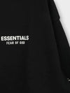 logo fleece brushed crew neck sweatshirt black 192HO246260F - FEAR OF GOD ESSENTIALS - BALAAN 5