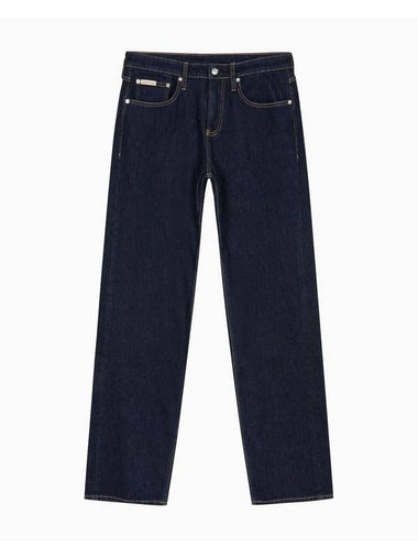 Jeans 90s Straight Fit Denim Jeans Rinse Blue - CALVIN KLEIN - BALAAN 1