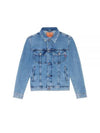 Barsi Trucker Denim Jacket Light Blue - DIESEL - BALAAN 2