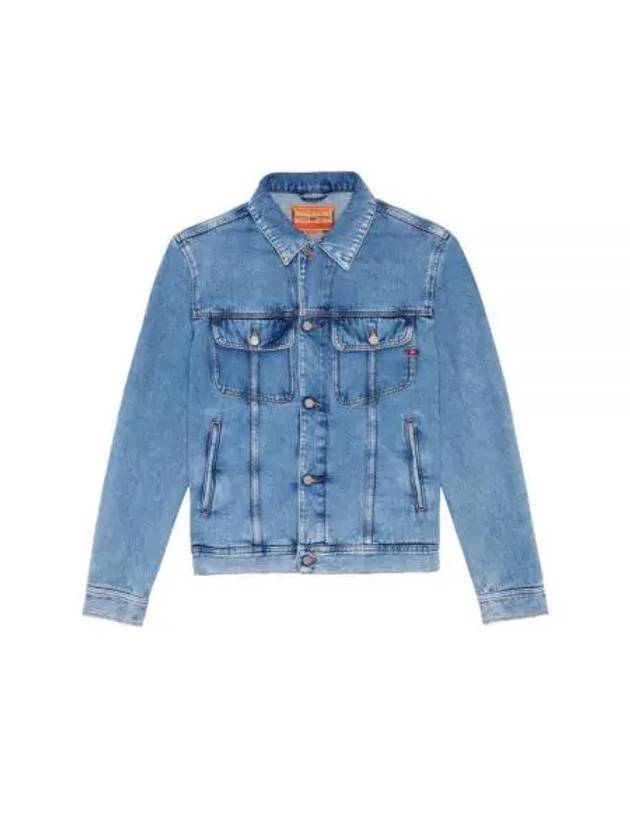 Barsi Trucker Denim Jacket Light Blue - DIESEL - BALAAN 2