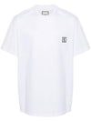 Men's Back Logo Cotton Short Sleeve T-Shirt White - WOOYOUNGMI - BALAAN 1