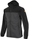 Men's Abisco Midsummer Hooded Zip-Up Jacket Dark Grey Black - FJALL RAVEN - BALAAN 2