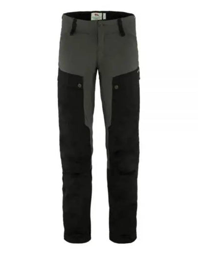 Men's Keb Trousers Black Stone Grey - FJALL RAVEN - BALAAN 2