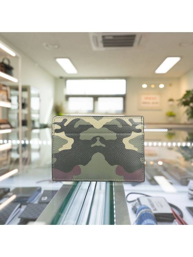 camouflage print card wallet - BURBERRY - BALAAN.