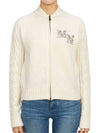 Armanda Cashmere Zip-Up Cardigan Ivory - MAX MARA - BALAAN 2