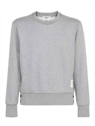 Center Back Stripe Crewneck Sweatshirt Light Grey - THOM BROWNE - BALAAN 2