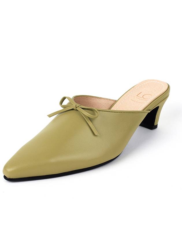 Capri Mule Olive - LECHROMAQI - BALAAN 3