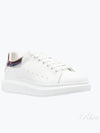 Larry Oversized Leather Low Top Sneakers White - ALEXANDER MCQUEEN - BALAAN 2