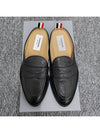 Varsity Grain Leather Penny Bloafer Black - THOM BROWNE - BALAAN 5