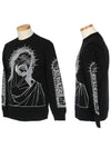 7365 653 001 Jesus Illusion Black Sweatshirt - GIVENCHY - BALAAN 2